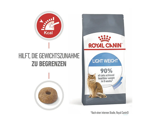 Royal Canin Light Weight kattenvoer voor gewichtsbeheersing.