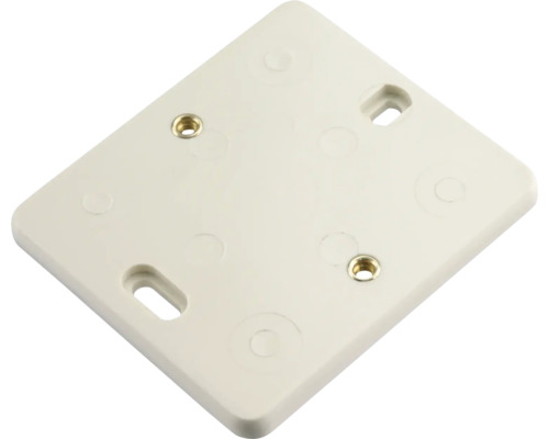 Witte apparaataansluitdoos met schroefgaten
