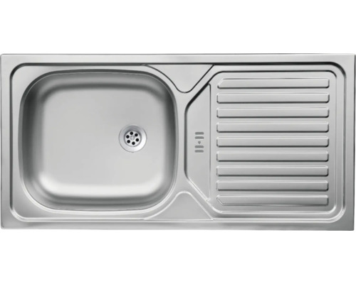 Roestvrijstalen spoelbak met afdruiprek