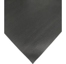 Zwarte rubberen mat met noppenstructuur