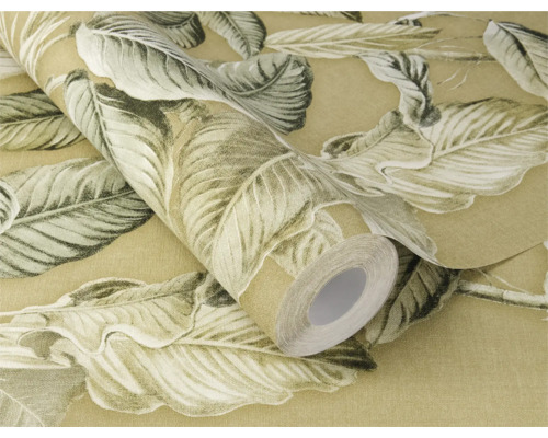 Rol decoratief behang met bladmotief