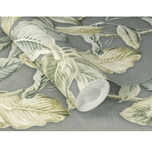 Behangrol met bladerpatroon