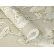 Behangrol met bladerpatroon