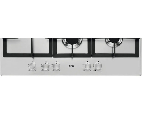 AEG gaskookplaat met bedieningsknoppen