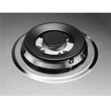 Detailopname van gasfornuisbrander