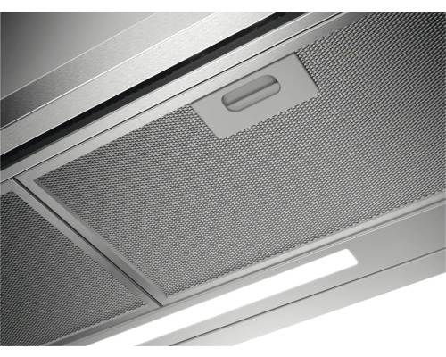 Detailweergave van een metalen afzuigkapfilter