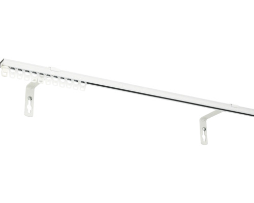 Aluminium gordijnrail met dragers en glijders