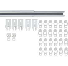 Gordijnroede accessoires met glijders, dragers en eindstukken