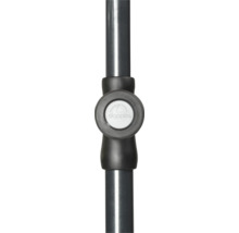 Doppler Logo op een parasolvoet