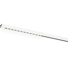 Gordijnroede met gordijnrollers