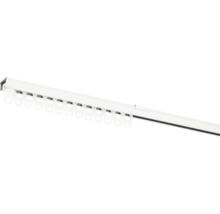 Gordijnroede met rollen voor gordijnen