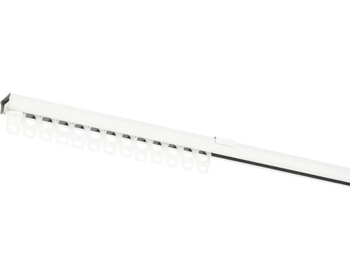 Gordijnroede met rollen voor gordijnen