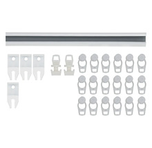 Gordijnrail met bevestigingsmateriaal