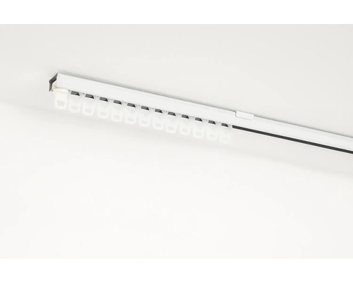 Gordijnrail met runners voor plafondmontage