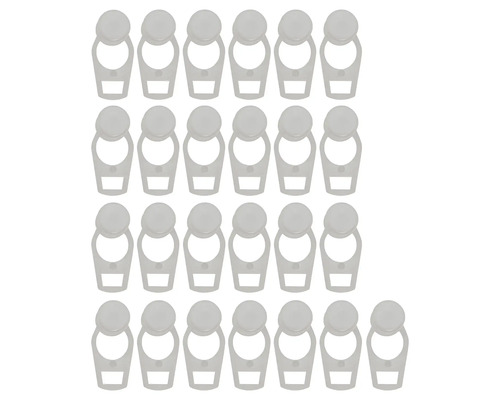 Meerdere koordstoppers van kunststof