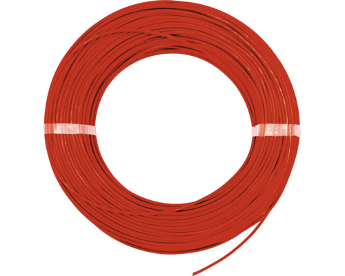 Ringvormige rode elektriciteitsdraad