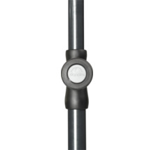 Doppler logo op een parasolstok