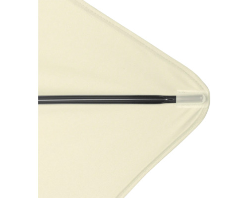 Detailaanzicht van een parasol met baleinen