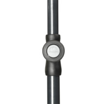 Doppler logo op een parasolstok