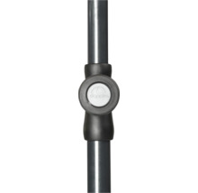 Doppler Logo op een parasolstok