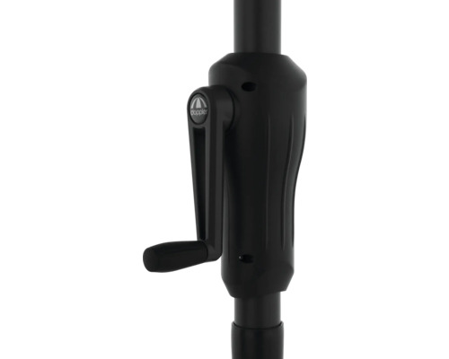 Doppler Logo op een slinger voor een parasol