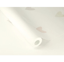 Behangrol met hartmotieven