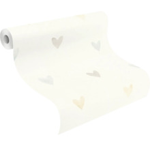 Behangrol met hartjesmotief