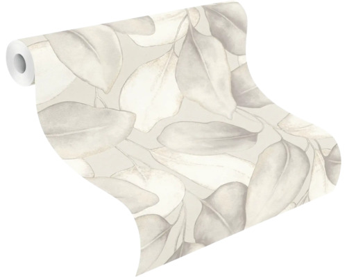 Behangrol met bladerpatroon