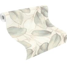 Behangrol met bladerpatroon