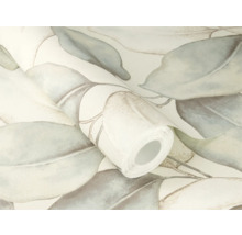 Behangrol met bladerenmotief