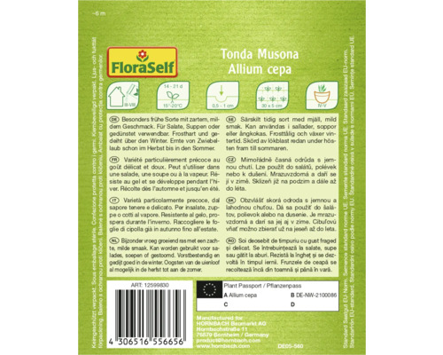 FloraSelf Tonda Musona Allium cepa plantenpaspoort