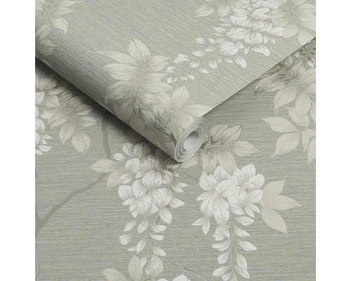 Behangrol met bloemmotief