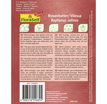 Zaadlint voor radijs van het ras Riesenbutter/Vitessa Raphanus sativus