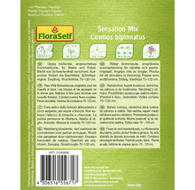 Verpakking Cosmos bipinnatus zomerbloemzaden Sensation Mix