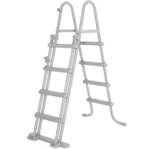 Zwembadladder van kunststof met treden