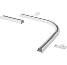 Gordijnrail met accessoires