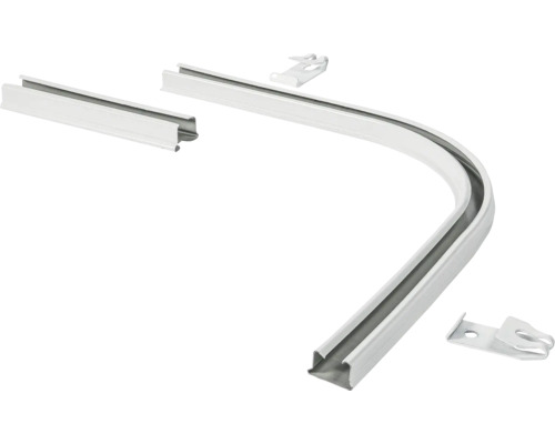 Gordijnrail met accessoires