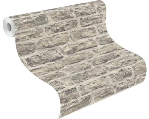 Rol behang met steenmotief