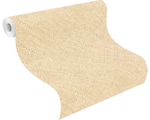 Rol behang met textielpatroon