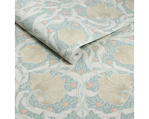 Behangrol met bloemmotief