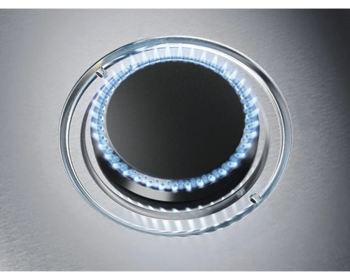 Gasbrander met blauwe vlam