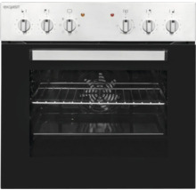 Exquisit oven met bedieningsknoppen en interieurverlichting