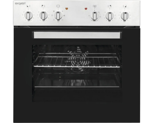 Exquisit oven met bedieningsknoppen en interieurverlichting