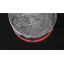 Kokend water in een pan op een kookplaat