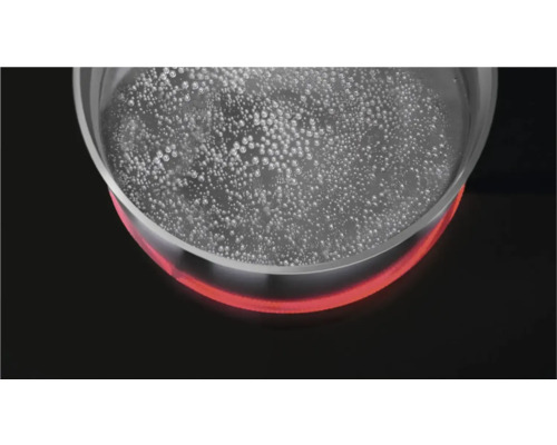 Kokend water in een pan op een kookplaat