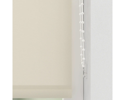 Beige rolgordijnen met kettingbediening