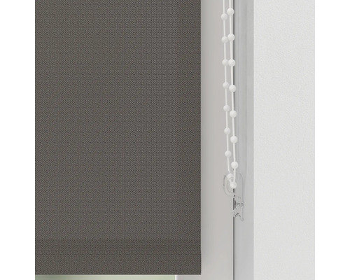 Grijs rolgordijn met bedieningsketting