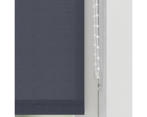 Grijs zijdelings rolgordijn met kettingbediening