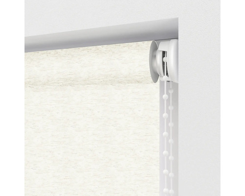 Detailopname van een rolgordijn met kettingbediening