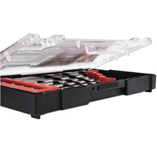 Boor set in open doos met transparant deksel